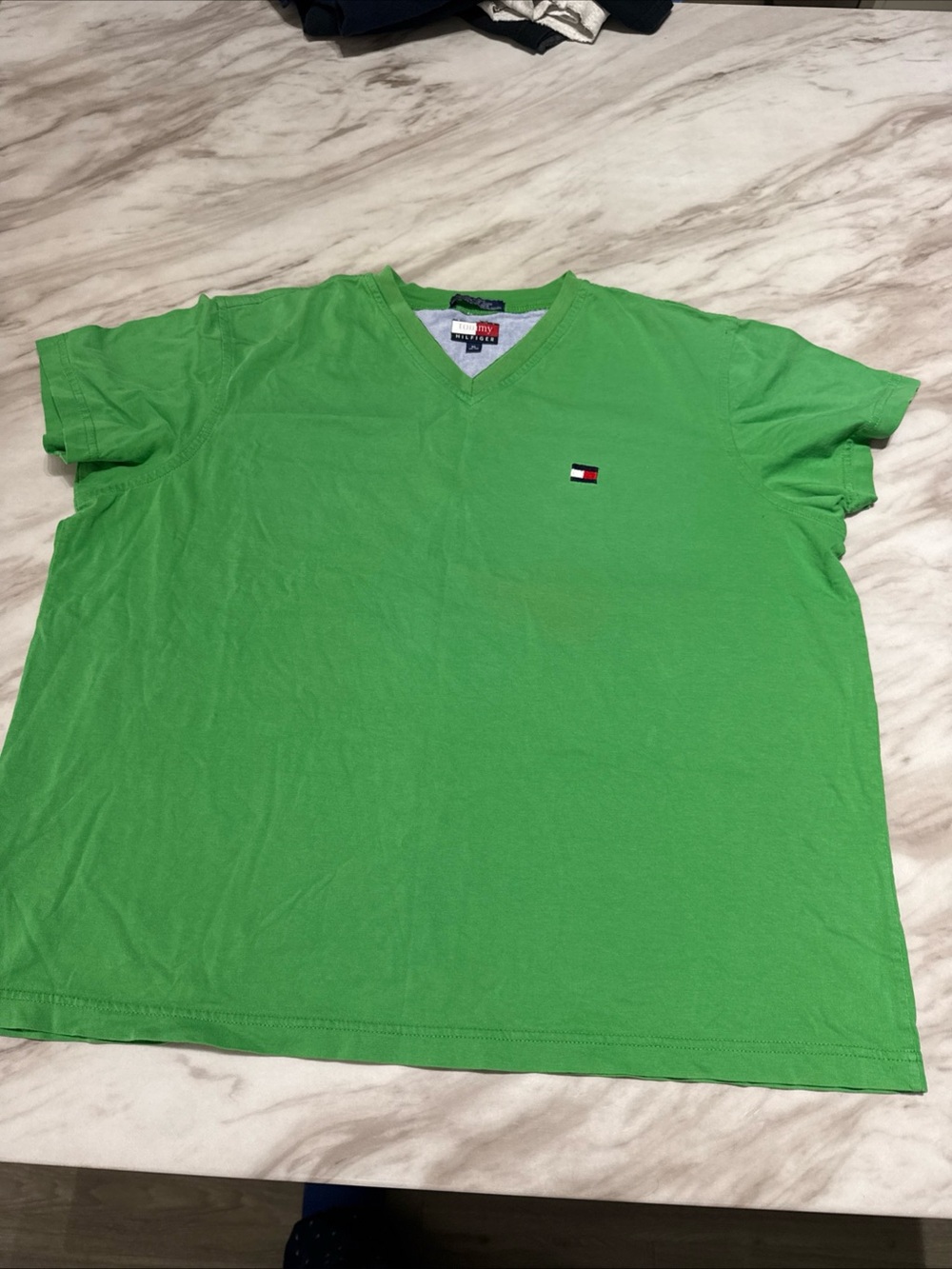 Tommy Hilfiger women V‑Neck T‑Shirt in Bright Green